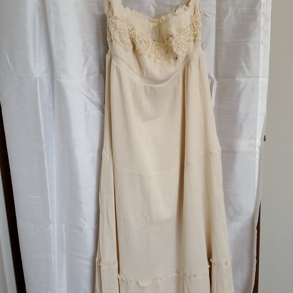 Free people strapless dress